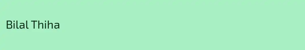 Bilal Thiha